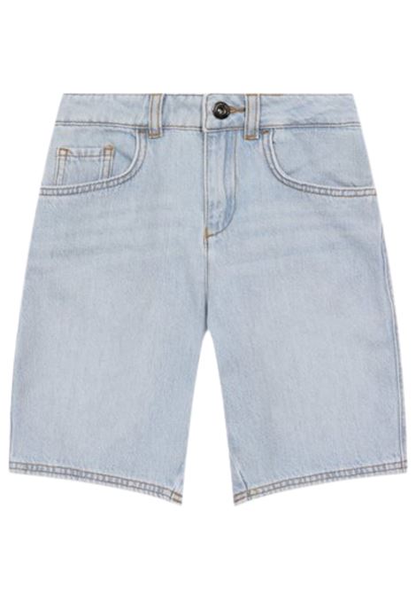 Children's Bermuda shorts in denim cotton EMPORIO ARMANI | EB000257/MADENIM